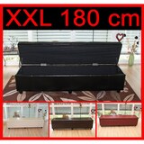 thumbnail of Aufbewahrungs-Truhe Lars XXL | HxBxT 45x180x45cm | Braun | Leder + Kunstleder