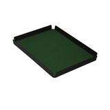 thumbnail of Stil Casa, set van 6 dienbladen voor hotelkamer, interieur van gelaagd polyurethaan, 23x17 cm, kleur groen.