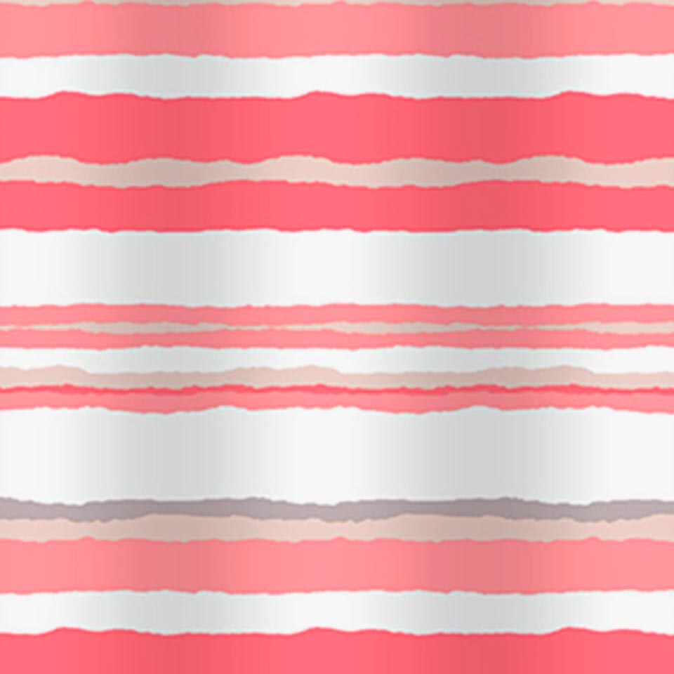 Cortina de Banho PINK STRIPES 180x200cm