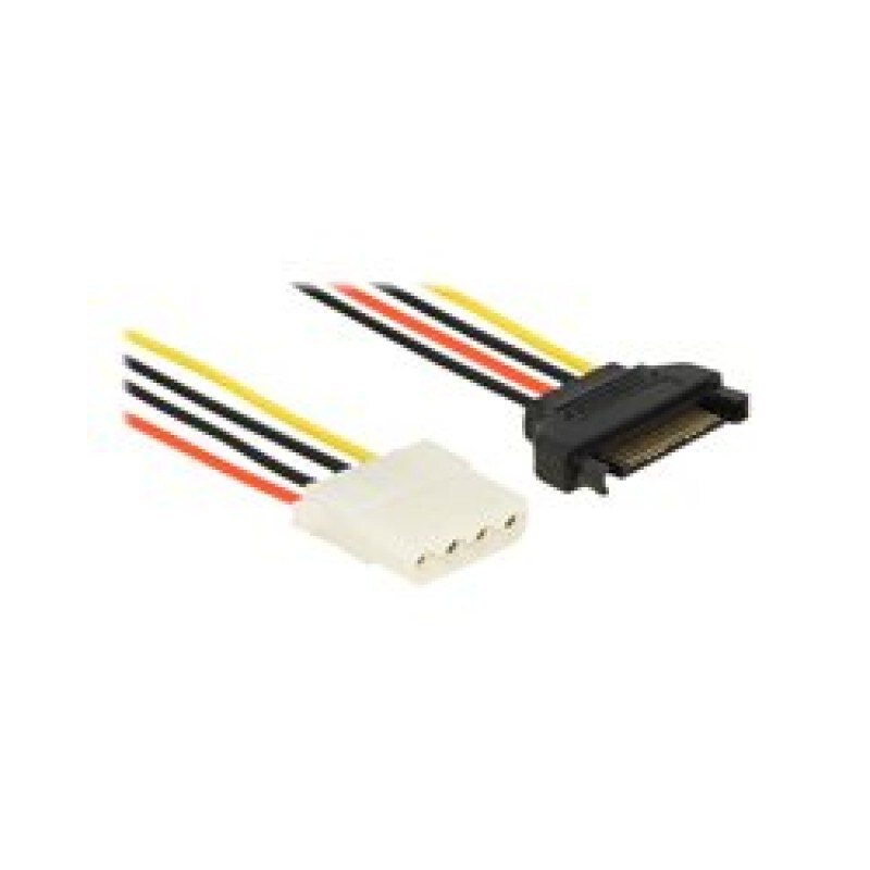 Delock Netzteil 15 PIN SATA Power M interne Stromversorgung 4-polig W 30cm