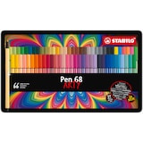 thumbnail of STABILO Boîte métal de 66 feutres de dessin pointe moyenne Pen 68 ARTY