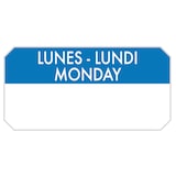 thumbnail of Garcia de Pou - 1000 U. Étiquettes Adhesives "Lundi" 5X2,5 Cm Bleu Adhesif