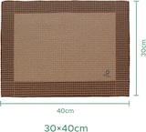 thumbnail of MONOUSO - Tischsets Papier30x40cm Kraft "Hahnentrittmuster" 50g (500 Stück)