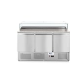 thumbnail of Pizzawerkbank met 3 deuren 380L, Arktic, 230V/310W, 1365x700x(H)1100mm