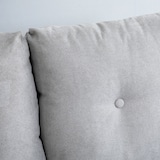thumbnail of HOMCOM Divano 2 Posti Compatto Moderno, Schienale Trapuntato, Grigio