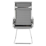 thumbnail of SVITA OFFICE COMFORT 2x Besucherstuhl Stoff Freischwinger mit Armlehne Hellgrau