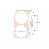 thumbnail of Rollos de etiquetas térmicas ZINTA 34 mm, 1000 etiquetas/rollo, redondas, circulares