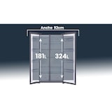 thumbnail of INFINITON Frigorifico Americano SBS-506A77BEH, 505 l, 177 cm, No Frost Total, Inverter, E, Inox