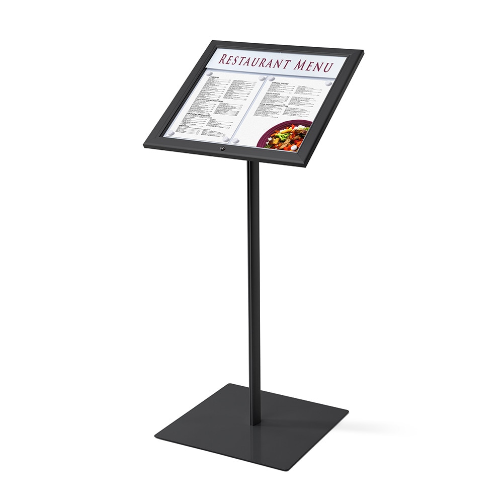 Expositor Porta-Menus 2xA4, RAL9005 MBSCZ2xA4C9005