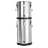 thumbnail of HENDI Isolierter tragbarer Behälter - mit Ablasshahn, Profi Line, 20L, Silber, ⌀330x(H)360mm