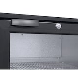 thumbnail of METRO Professional Frigo vetrina per bevande GBC3003, alluminio/vetro, 135x53x86.5cm, 308L, refrig. a ventola, 160W, con serratura, 3 porte, nero