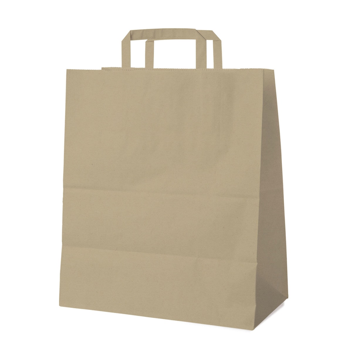200x GASTRO Papiertragetaschen 45 x 40 x 16 cm mit EAN-Code braun