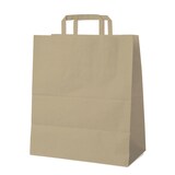 thumbnail of 200x GASTRO Papiertragetaschen 45 x 40 x 16 cm mit EAN-Code braun