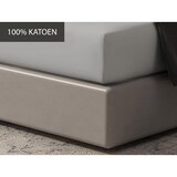 thumbnail of DoubleDry Hoeslaken 140 x 200 cm - 100% katoen - licht grijs