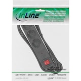thumbnail of InLine® 16431P Steckdosenleiste, 3-fach Schutzkontakt, mit Überspannungsschutz, Schalter, 1,5m, schwarz