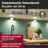 thumbnail of Paulmann Éclairage sous-meubles LED 3x2,8W 140x110mm 3x170lm 230/12V carré Acier brossé 93572