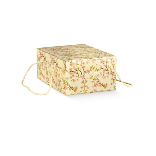 Imballaggi360 - 20 Pz Scatola Porta Colomba Stampa Fiori