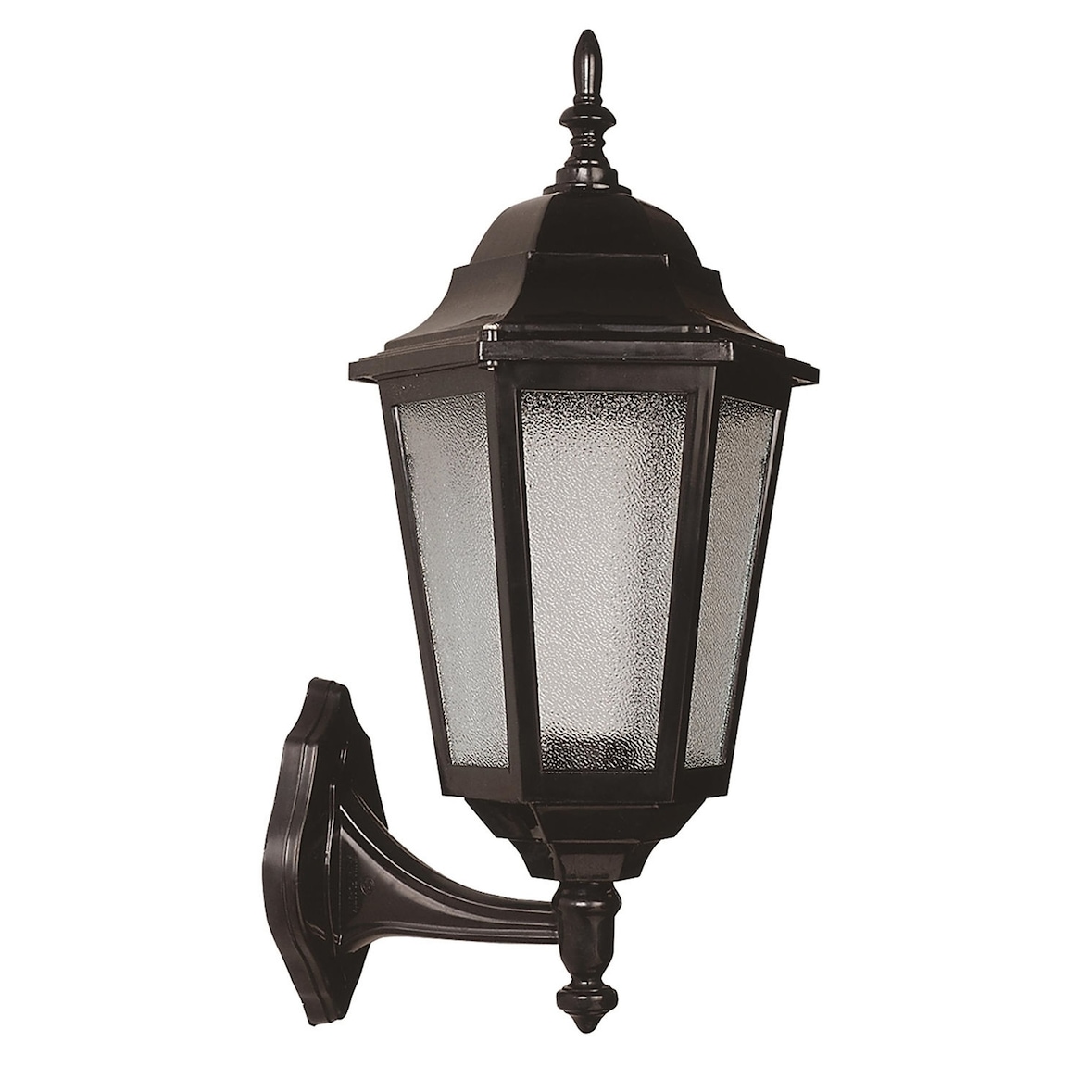 Aplique de Pared Exterior en color Negro 28x23x47cm WellHome Baikal