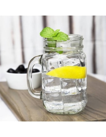 Olympia mason jar drinkglazen 450ml (12 stuks)