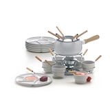 thumbnail of Excelsa set de fondue 28 piezas Convivio acero 32,5xH21,5x38,5 cm plateado