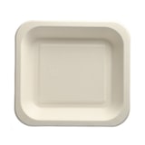 thumbnail of PAPSTAR 50 Siegelschalen, Zuckerrohr 1400 ml 4,2 cm x 24,5 cm x 26,5 cm weiss