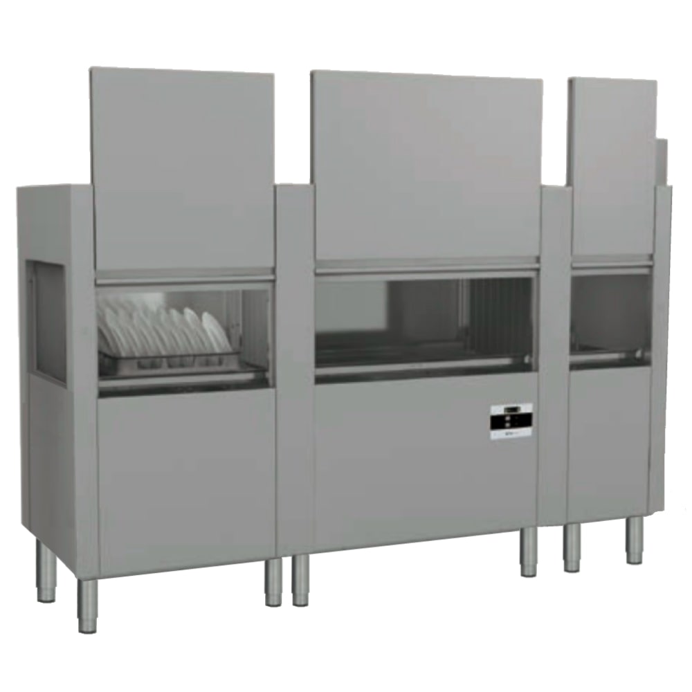 EURAST - Durchlauf-spülsystem vorspül-, reinigungs- und klarspülmodul mit mehrfacher ausführung - 2520x770x1620 mm - 35000 W 400/3V - 28TDC212