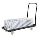 thumbnail of MobeventPro stoelentransportwagen 105 x 48 x 116cm Grijs