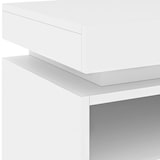 thumbnail of Armoires de chevet avec lumières LED 2 pcs blanc 40x39x48,5 cm – Modèle Rosée