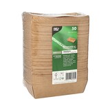 thumbnail of 50 Snacktrays, Pappe "pure" 3,5 cm x 7 cm x 12 cm braun