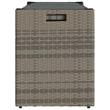 thumbnail of vidaXL Outdoor-Sitzbank mit Stauraum und Kissen Grau 100 cm