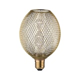 thumbnail of Paulmann Metallic Glow Standard 230 V Globe LED E27 Helix 130lm 3,5W 1800K  Laiton 29088