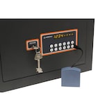 thumbnail of ARREGUI Plus C 181040 Caja fuerte de empotrar con cerradura certificada de llave y codigo, Caja doble Seguridad Fundo extensible, 27 x 38,5 x 20/30 cm