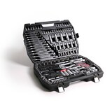 thumbnail of Mephisto Premium XXL Ratschenkoffer / Knarrenkoffer 216-teilig mit Chrom, Vanadium Werkzeug und Bitsatz inkl. Bitaufsatzadpter für Akkuschrauber