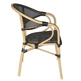 thumbnail of Chaise de terrasse empilable bistrot parisien noire