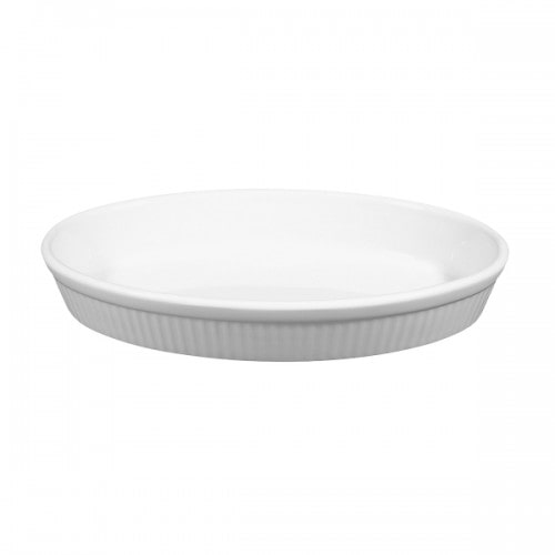 2x Seltmann Backform oval 24 cm. Form: Lukullus. Dekor: 00006