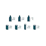 thumbnail of METRO PROFESSIONAL Getränkekühlschrank GSC2125, 54.5 x 54 x 84 cm, 118 L, weiß