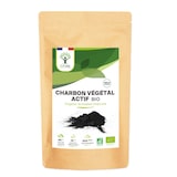 thumbnail of Charbon végétal actif bio en poudre - Digestion Ventre Plat - Colorant alimentaire Noir - Made in France - Certifié Ecocert - sachet de 150g