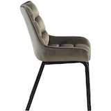 thumbnail of Chaise de salle à manger Saranda Anthracite/Velours