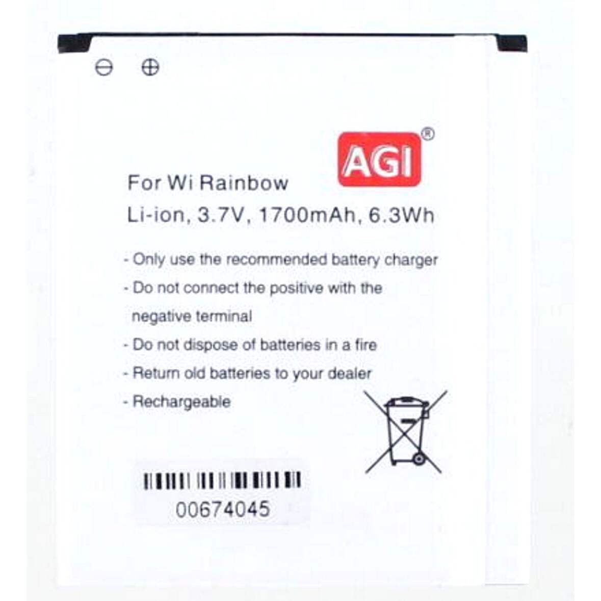 Akku kompatibel mit Wiko Freddy 4G