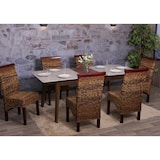 thumbnail of Conjunto de 6 cadeiras de jantar cadeira de vime M45 cadeira de vime banana ~ claro, sem almofada