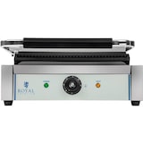 thumbnail of Royal Catering - Contactgrill - geribbelde bovenste bakplaat - 2200 W