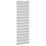 thumbnail of vidaXL Doppelrollo Hellgrau 80x200 cm Stoffbreite 75,9 cm Polyester
