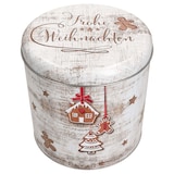 thumbnail of Gebäckdose Frohe Weihnachten H20,3cm aus Metall - 23466027