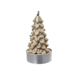 thumbnail of 4 Teelichter Kerzen Paraffin 7cm Tannenbaum Form Tischkerzen Adventskerzen Dekokerzen Teelicht Weihnachten Tischdeko Weihnachtsdeko Gold