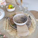 thumbnail of Novastyl - Lot de 48 assiettes corfou en grès