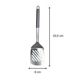 thumbnail of Spatule de cuisine ajourée en inox 33 cm Fackelmann Elemental