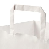 thumbnail of BIOZOYG 250 Stück Tragetasche M 22 x 10 x 28cm Papiertüte reißfest weiß kompostierbar Einkaufstasche Papiertasche Einkaufstüte umweltfreundlich