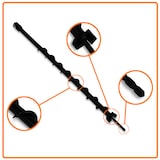 thumbnail of EBERTH stalen grondboor tuinboor, diameter 40 mm, lengte 800 mm, 20 mm opname, zwart gelakte tuinboor, boor met 45° snijkant