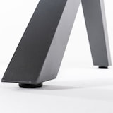 thumbnail of Conjunto de terraza de mesa 202/264 Antracita de cerámica y 6 sillones acolchados