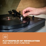 thumbnail of LENCO LS-300BK Plattenspieler mit ext. Lautsprechern, schwarz.